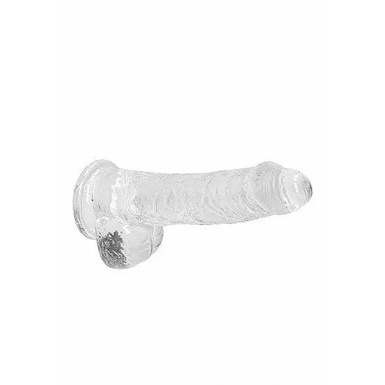 dildo repair resources-Shots Realrock Realistic Crystal Clear Dildo W/balls