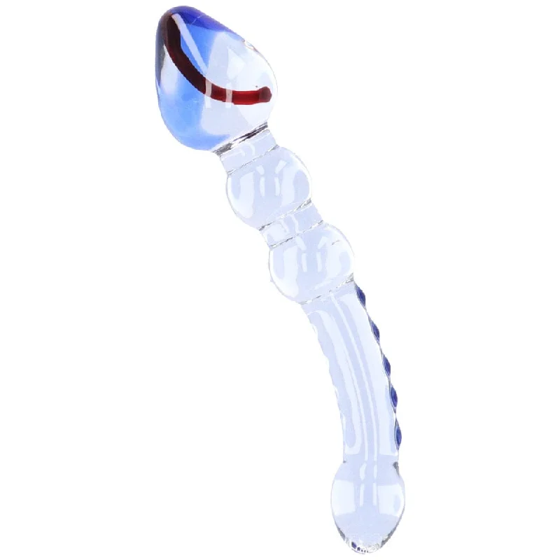 dildo waterproof testimonials-Beaded Glass Anal Slider Wand