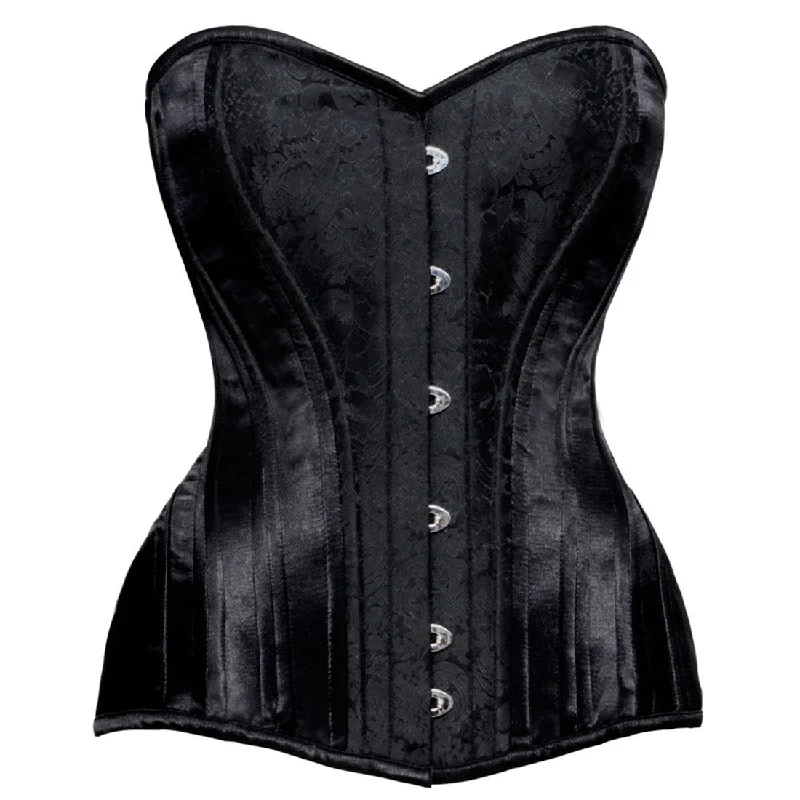 Corset for medieval costume-Veronika Authentic Steel Boned Waist Training Overbust Corset