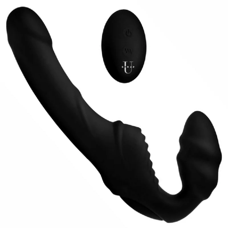 dildo size testimonials-Vibrating Silicone Strapless Strap On - With Wireless Remote!