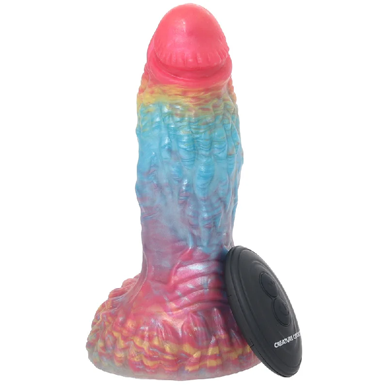 dildo travel essentials-Creature Cocks Rainbow Phoenix Dildo Vibe