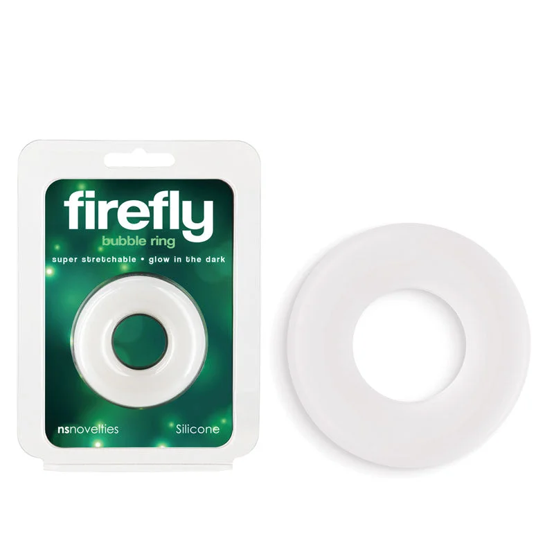 cock ring sizing mistakes-Firefly - Bubble Ring - Medium - Glow in Dark Medium Cock Ring