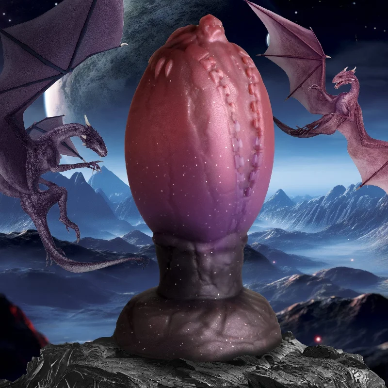 dildo vibration testimonials-Dragon Hatch Silicone Egg - XL