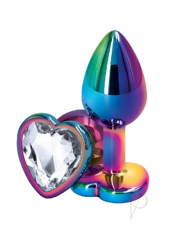 dual-purpose anal toys-Rear Assets Multicolor Heart Small Clear