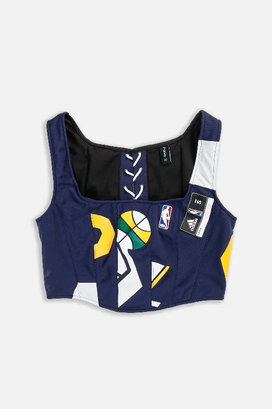 Corset for winter fashion-Rework Utah Jazz NBA Corset - M