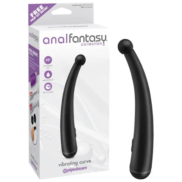 anal toys with curved tip-Anal Fantasy Collection Vibrating Curve