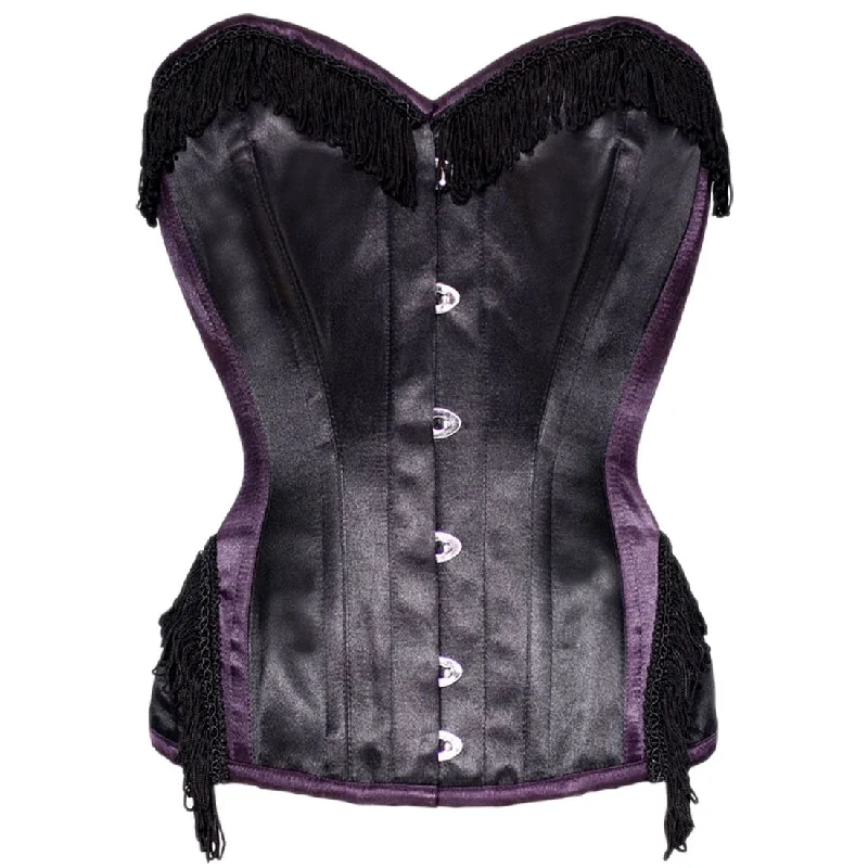 Corset training benefits-Delightful Waist Reducing Burlesque Overbust Corset