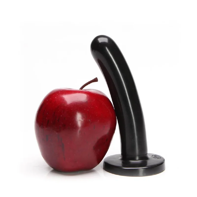 dildo flexibility accessories-Silk Medium Black Dildo from Tantus Silicone