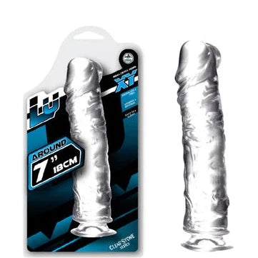 dildo weight feedback-NMC LUXY 7 inch Clear Stone Series Realistic Dildo with Suction Cup