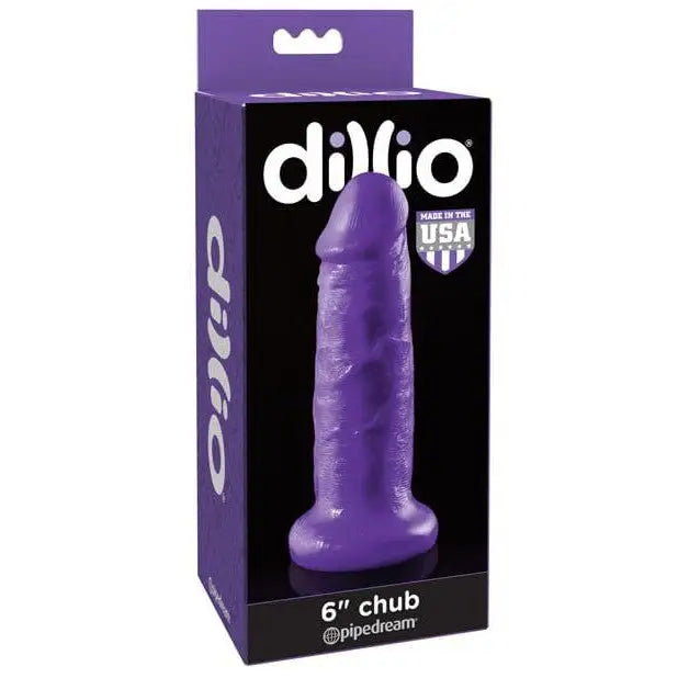 dildo size accessories-Dillio 6" Chub Dildo with Suction Cup