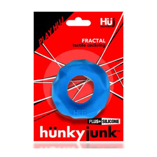 cock ring safety benefits reviews-Hunkyjunk Fractal Tactile Cockring Teal Ice