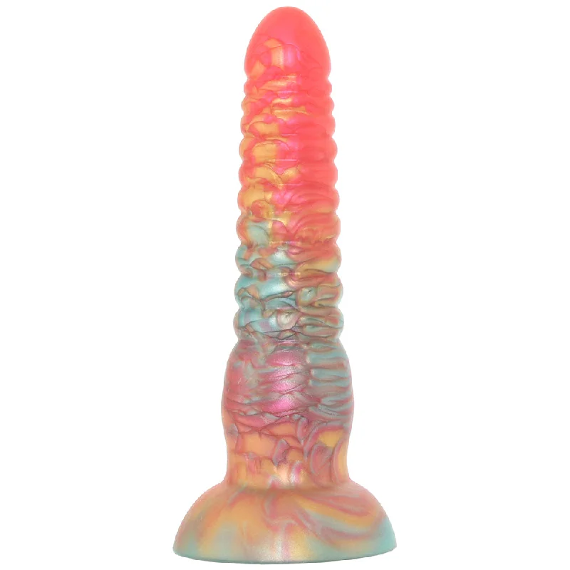 dildo aesthetic choices-Colours Stacked 6 Inch Dildo in Red/Gold