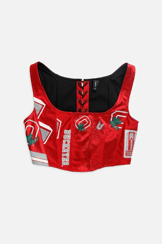 Corset with padded cups-Rework Ohio State Buckeyes NCAA Corset - M