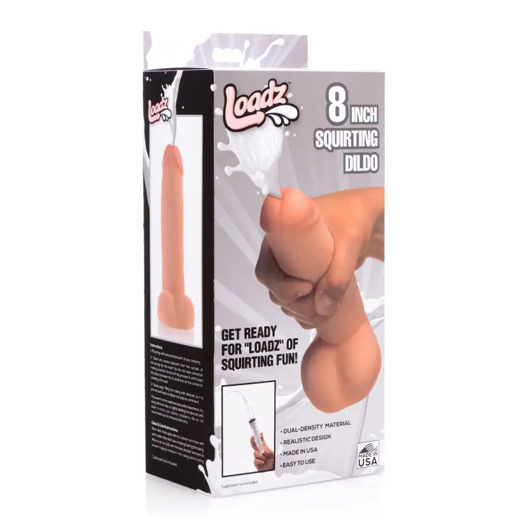 dildo texture benefits-Loadz Squirting Dildo with Syringe