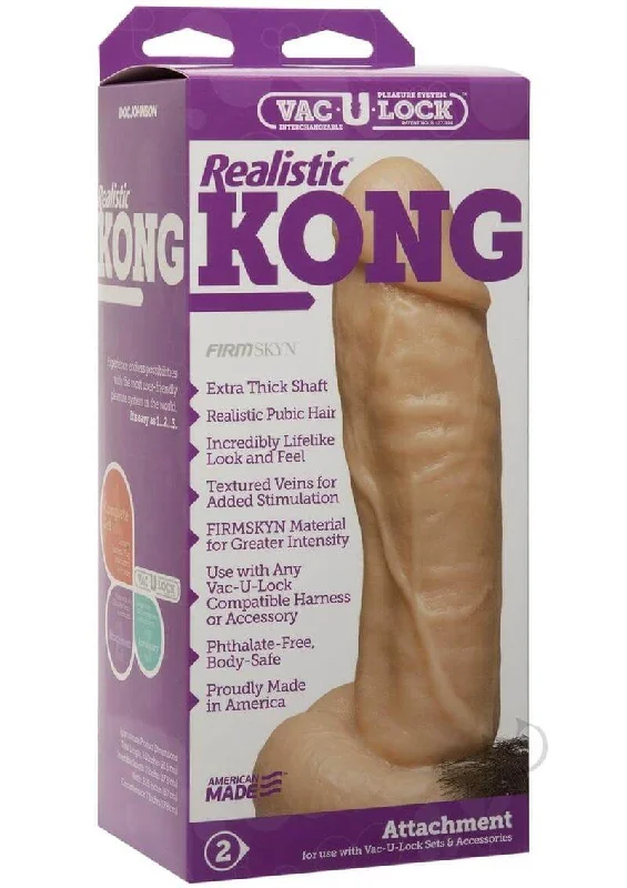 dildo cold sensations-Vac-U-Lock Kong Realistic Dildo - King-Sized Pleasure