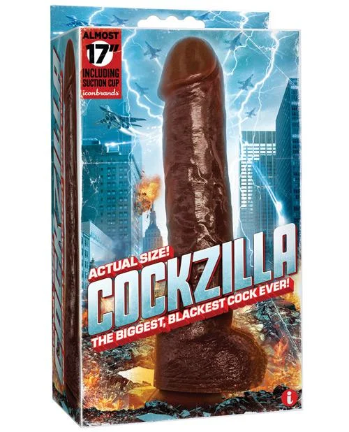 dildo innovative tutorials-Icon Male Cockzilla - Black