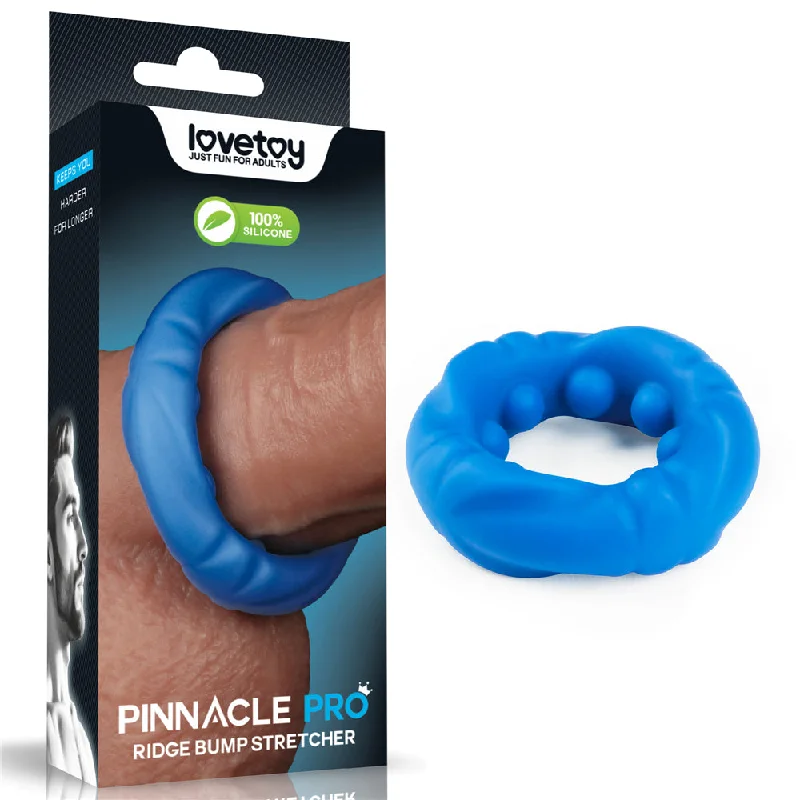 cock ring buying benefits reviews-Pinnacle Pro Ridge Bump Stretcher - Blue Cock Ring