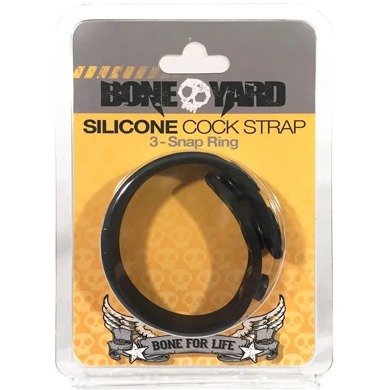 cock ring fit tips guide-Boneyard Silicone Cock Strap Black