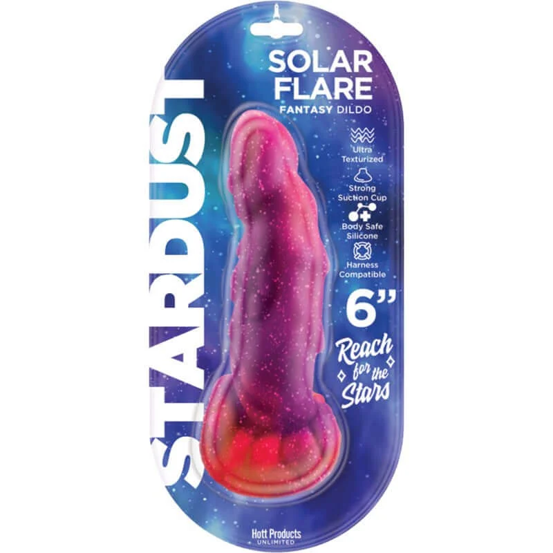 dildo size testimonials-Stardust Solar Flare Fantasy Dildo: 5.7-Inch Cosmic Adventure by Hott Products