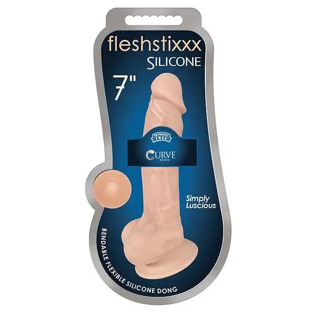 dildo cold accessories-Curve Novelties Fleshstixxx Dildo W/balls - Flesh