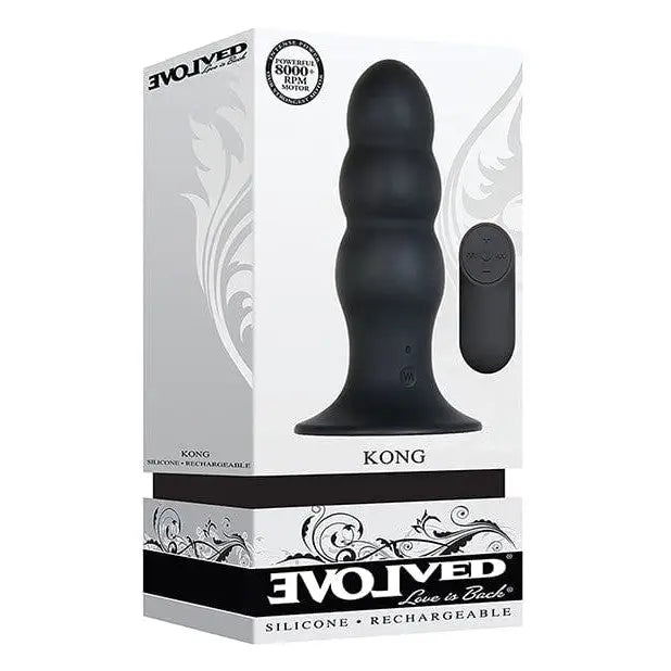 anal toys for deep vibes-Evolved Kong Rechargeable Anal Plug with Wireless Remote