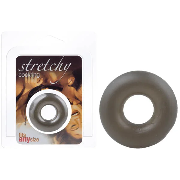 cock ring for pleasure reviews-Stretchy Cock Ring - Smoke