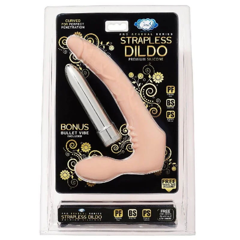 dildo realism tools-Cloud 9 Strapless Dildo in Flesh Beige - Unique Design for Sensational Pleasure