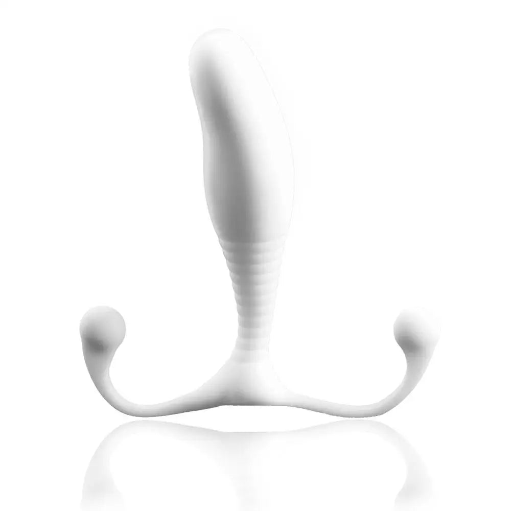 anal toys with bold grip-4-inch Aneros White Anal Plug Prostate Massager with Angled Head