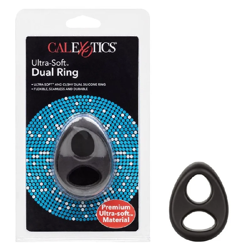 cock ring luxury hacks guide-Ultra Soft Tear Drop Silicone Dual Cock & Ball Ring by Cal Exotics