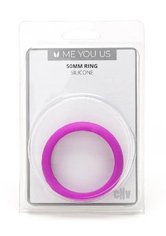 cock ring discreet reviews-Myu Silicone 50mm Ring Pink