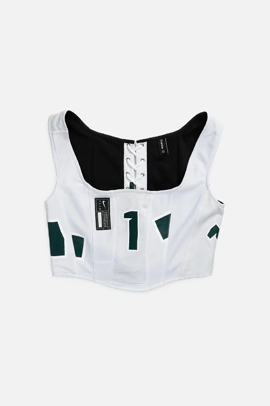 Corset for summer festival-Rework Michigan State Spartans NCAA Corset - M