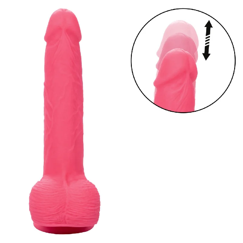 dildo beginner experiences-Rumbling & Thrusting Silicone Stud - Screwing + vibrating dildo