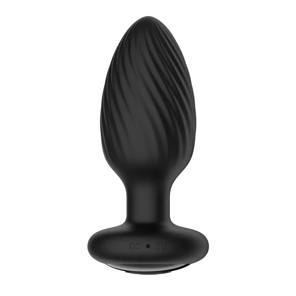 anal toys with long battery-Nexus Tornado Rotating Remote Control Anal Plug Medium