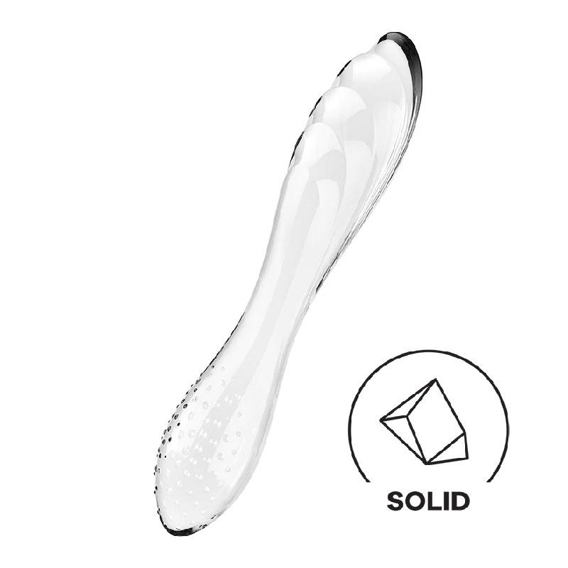 dildo brand qualities-Satisfyer Dazzling Crystal 1 Glass Dildo