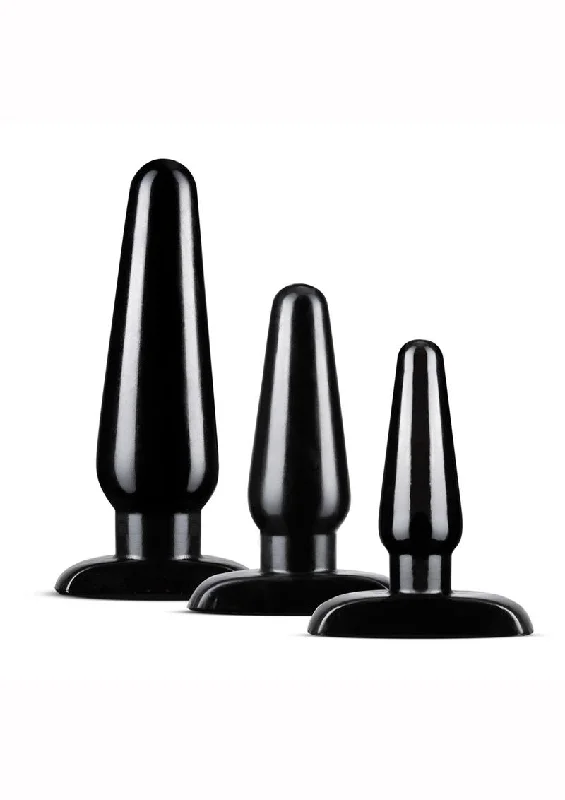 anal toys for gentle pleasure-Anal Adventures Basic Butt Plug Kit 3 Sizes