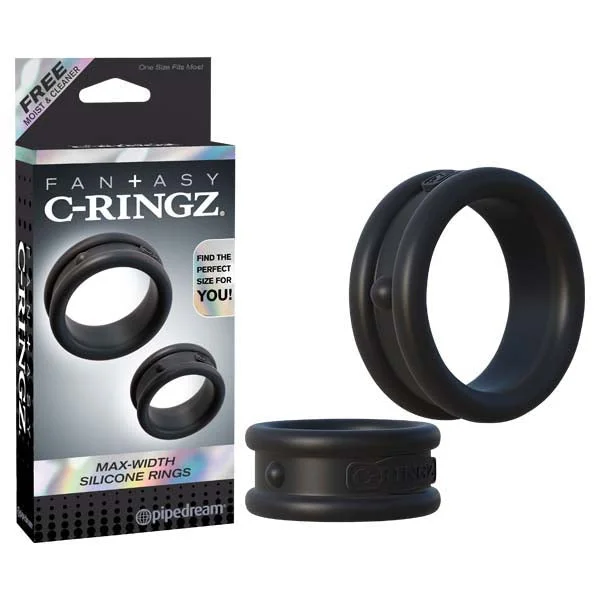 cock ring size tips benefits-Fantasy C-Ringz Max Width Silicone Cock Rings