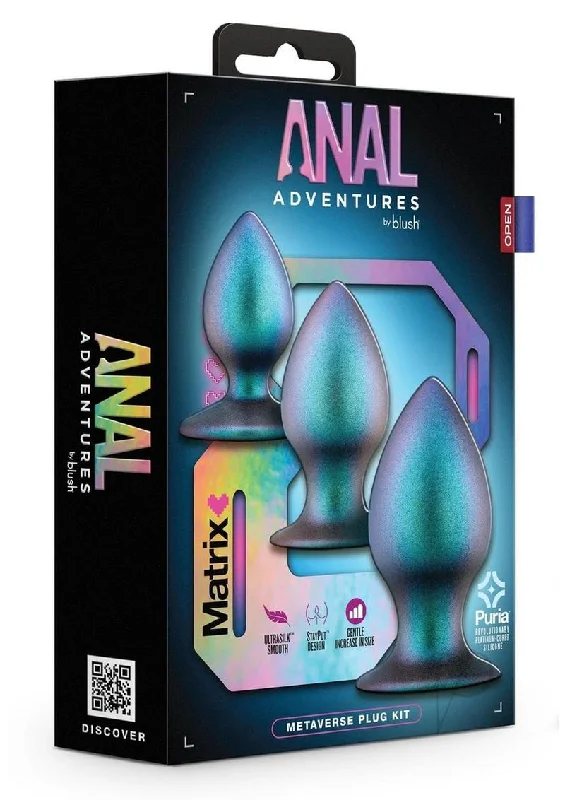 premium anal toys for women-Aam Metaverse Plug Kit Dark Mill