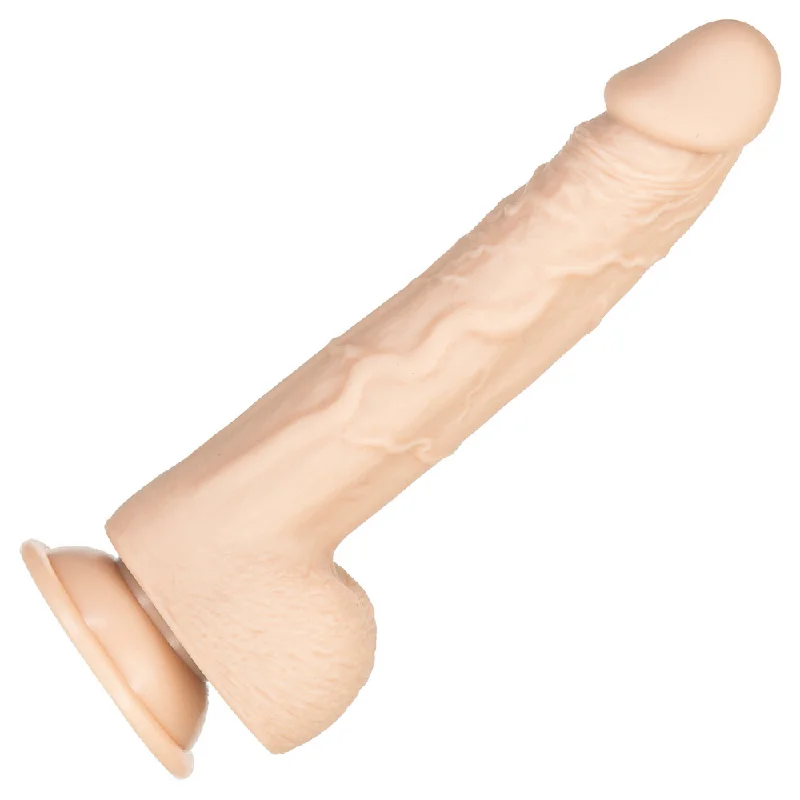 dildo noise mitigation-Tristan 9 Inch Silicone Realistic Dildo