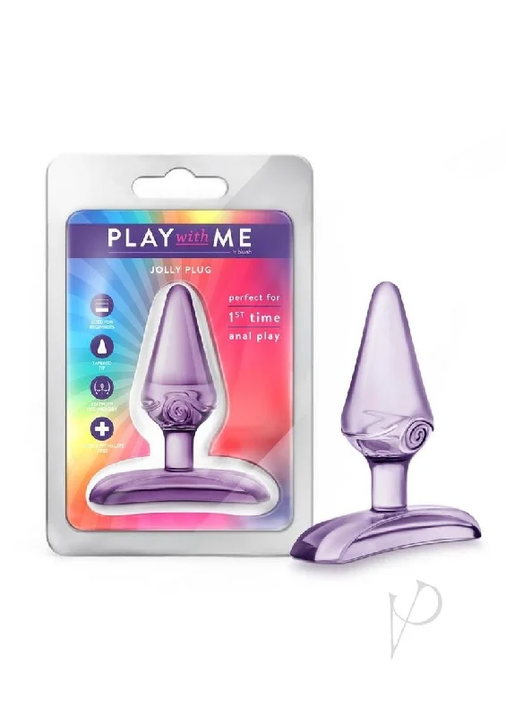 anal toys for custom settings-Play With Me Jolly Plug Purple