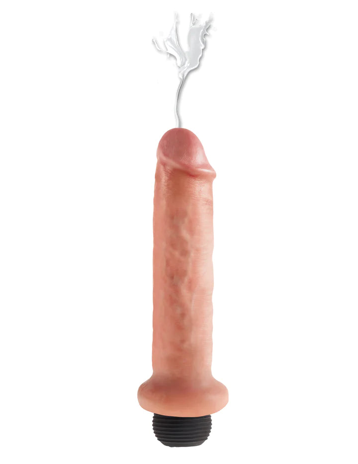 dildo texture feedback-Pipedream King Cock 7 inch Squirting Cock Flesh Dildo