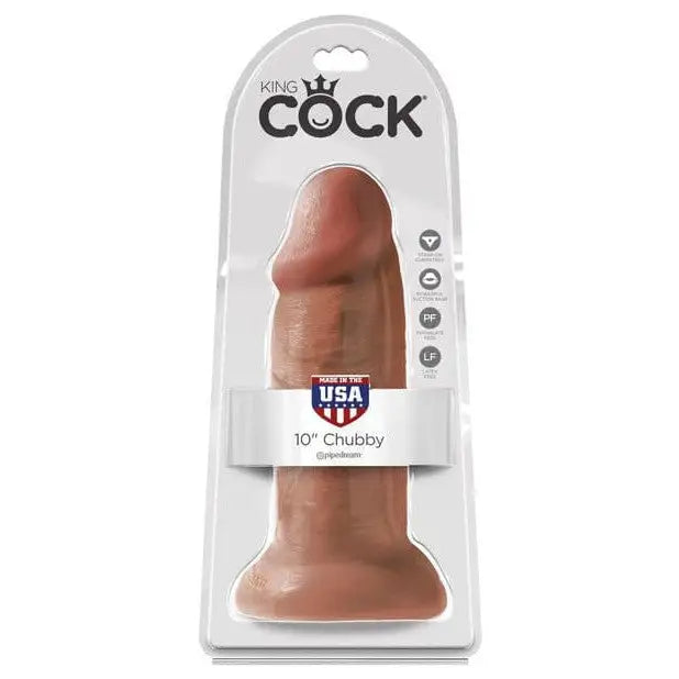 dildo usage innovations-King Cock 10" Chubby Dildo