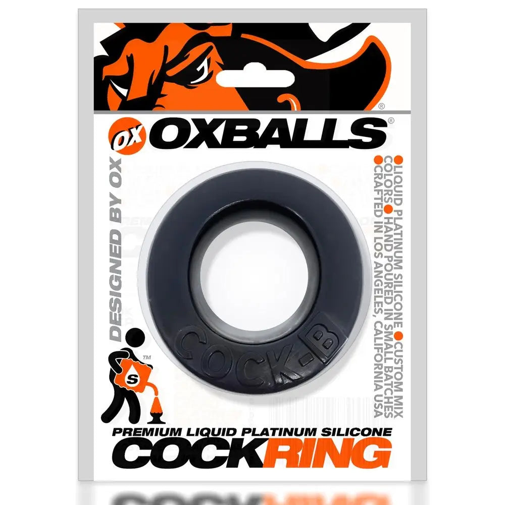 cock ring fit solutions reviews-Oxballs Cock-B Bulge Cockring Silicone Black