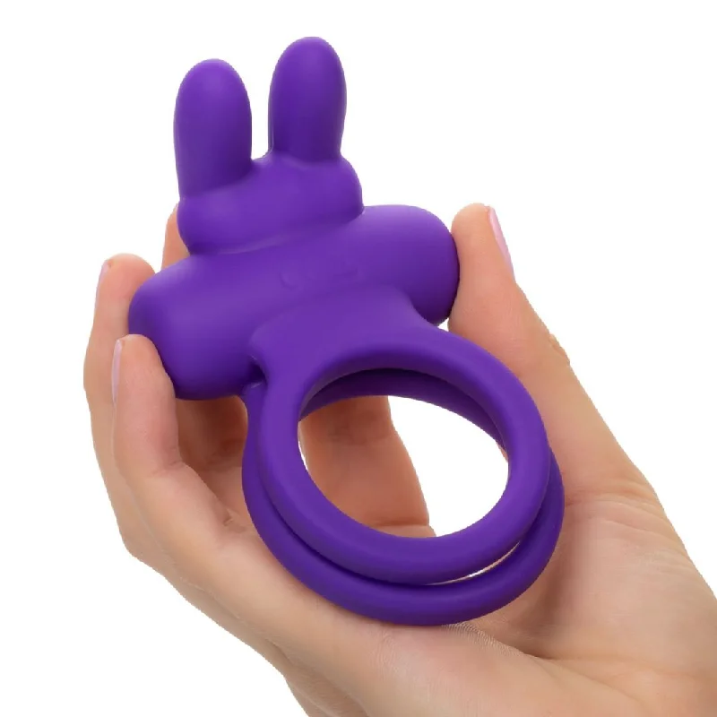 cock ring budget solutions guide-Dual Rockin Purple Rabbit Vibrating Couples Cock Ring