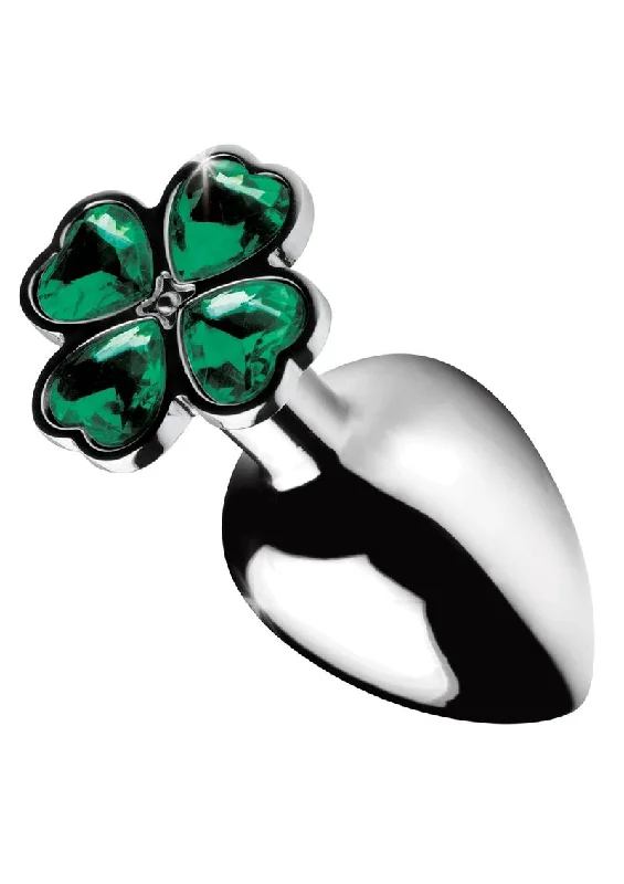 anal toys with bold design-Booty Sparks Lucky Clover Gem Large Anal Plug