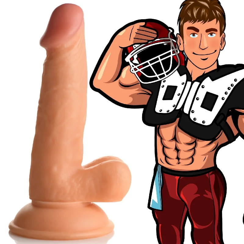 dildo noise testimonials-Football Frank 6.75 Inch Dildo