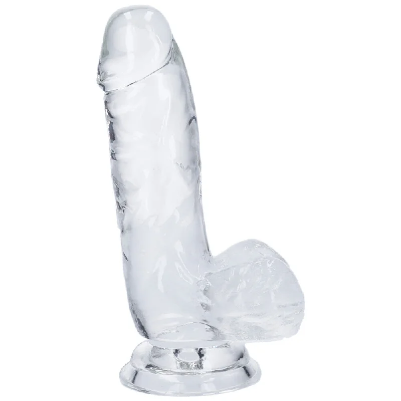 dildo texture reviews-Realistic Suction Cup Dildo with Balls