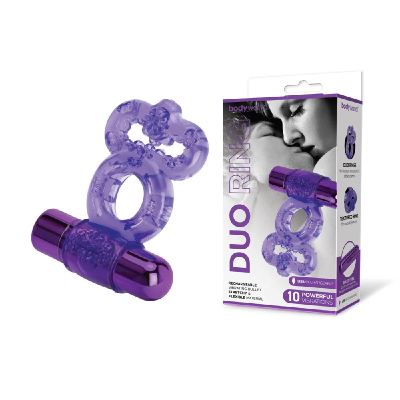 cock ring travel case-Rechargeable Duo Cock Ring