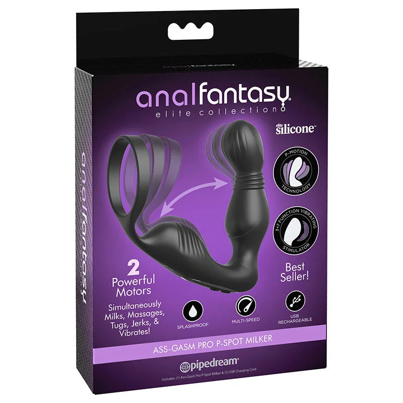 anal toys with adjustable size-Anal Fantasy Elite Ass-Gasm P-Spot Milker