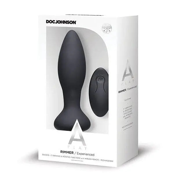 anal toys with minimalist style-A-Play Rimmer Rechargeable Silicone Anal Plug with Remote