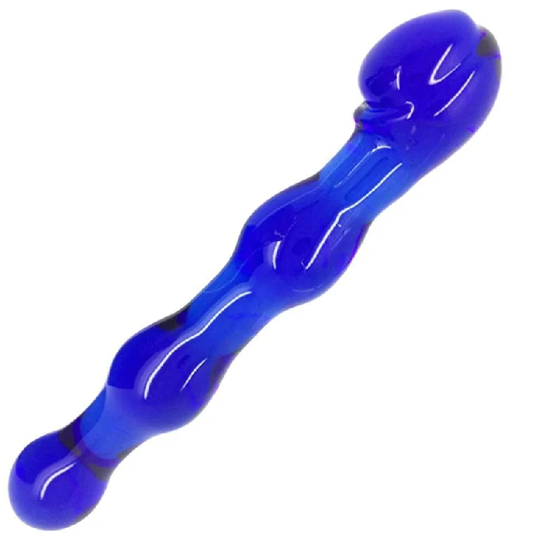 dildo expert feedback-Tanzanite Wavy Glass Gem